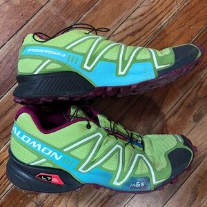 Salomon Speedcross 3 Men’s Shoes - Lime Green and Teal